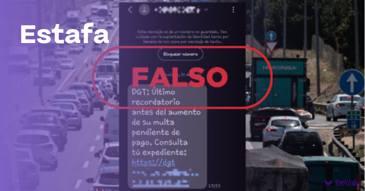 SMS falso de la DGT con una multa que no existe y cómo detectarlo ...